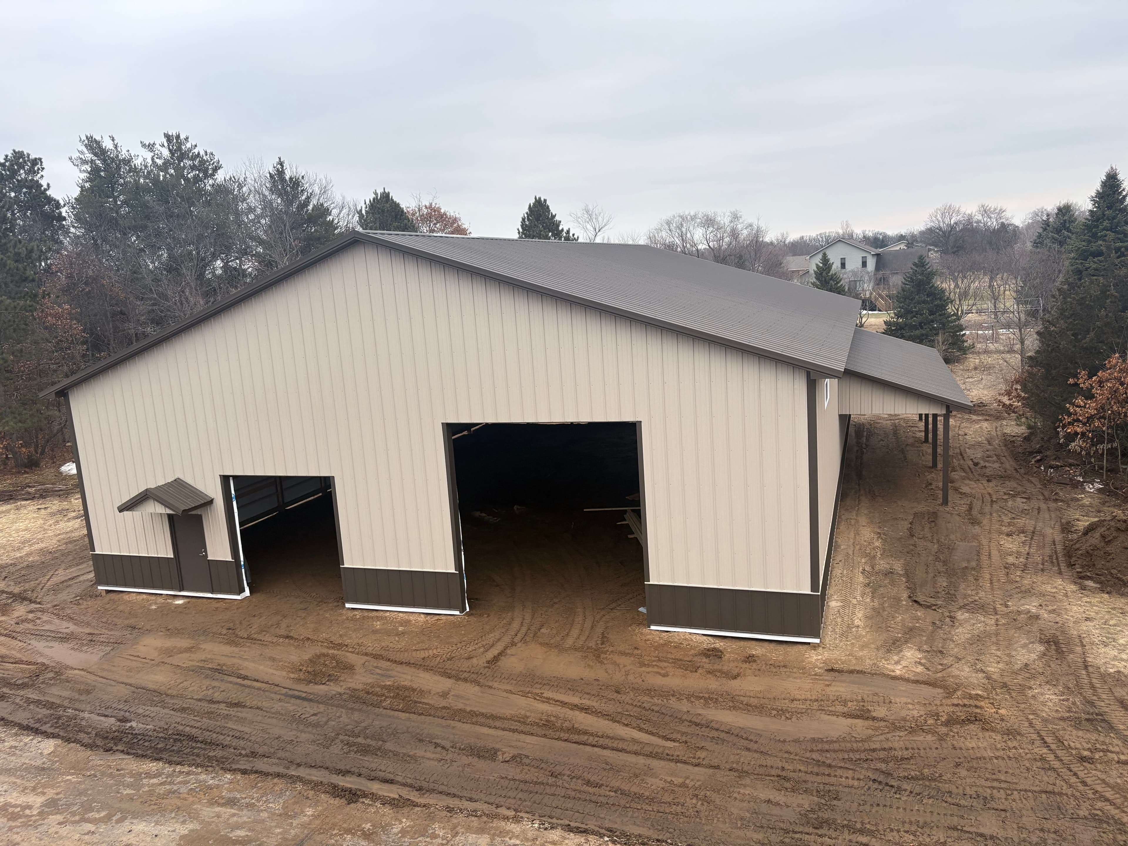 Project Post Frame Building Taking Shape image