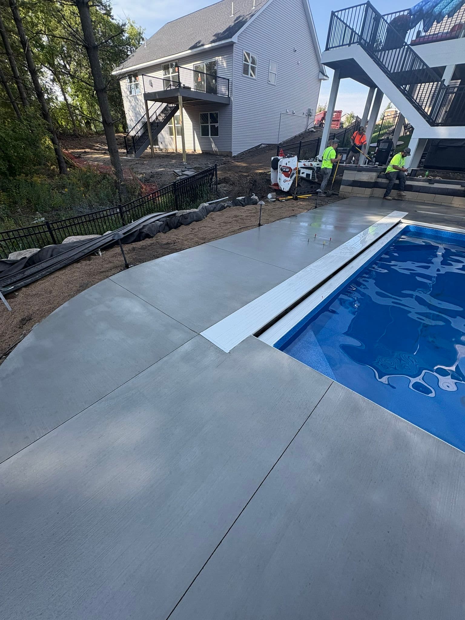 Gallery photos for Stunning Concrete Pool Deck Installations in Minnesota: Image #11