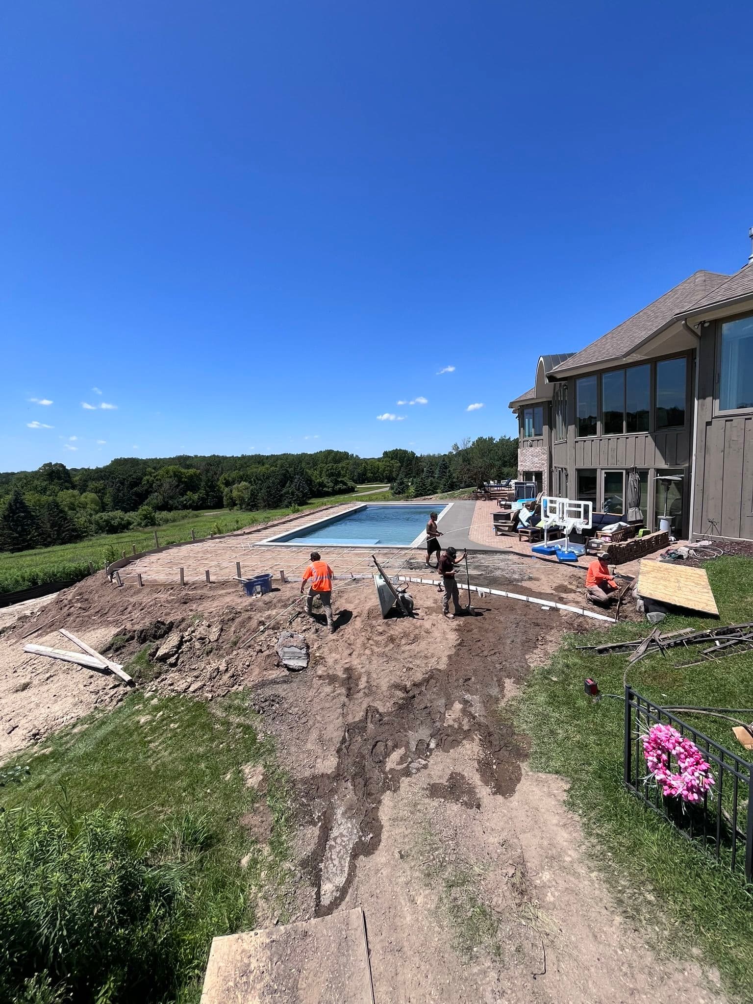 Gallery photos for Stunning Concrete Pool Deck Installations in Minnesota: Image #17