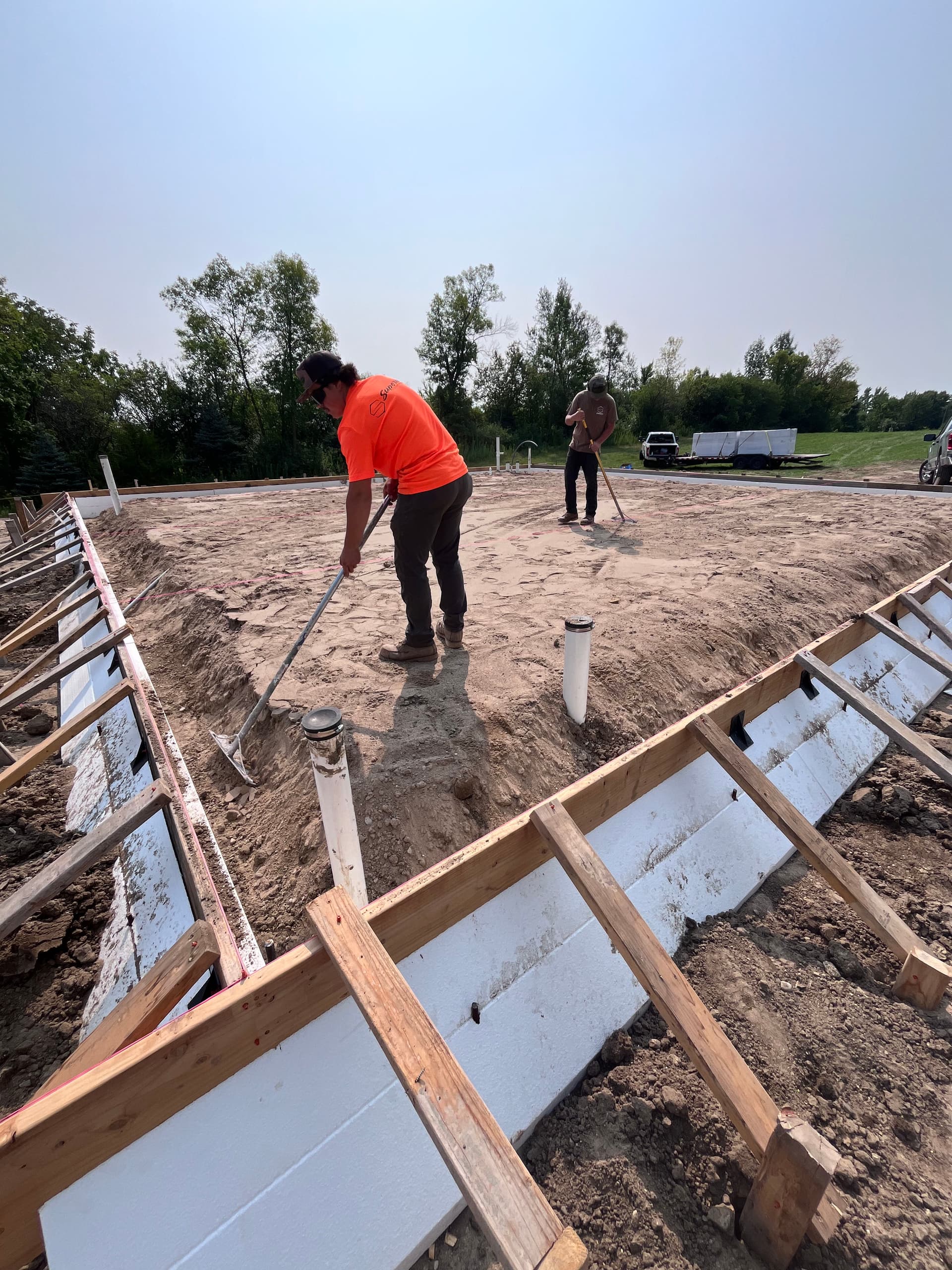 Gallery photos for 40x40 Insulated Garage Pad Built for In-Floor Heat: Image #3