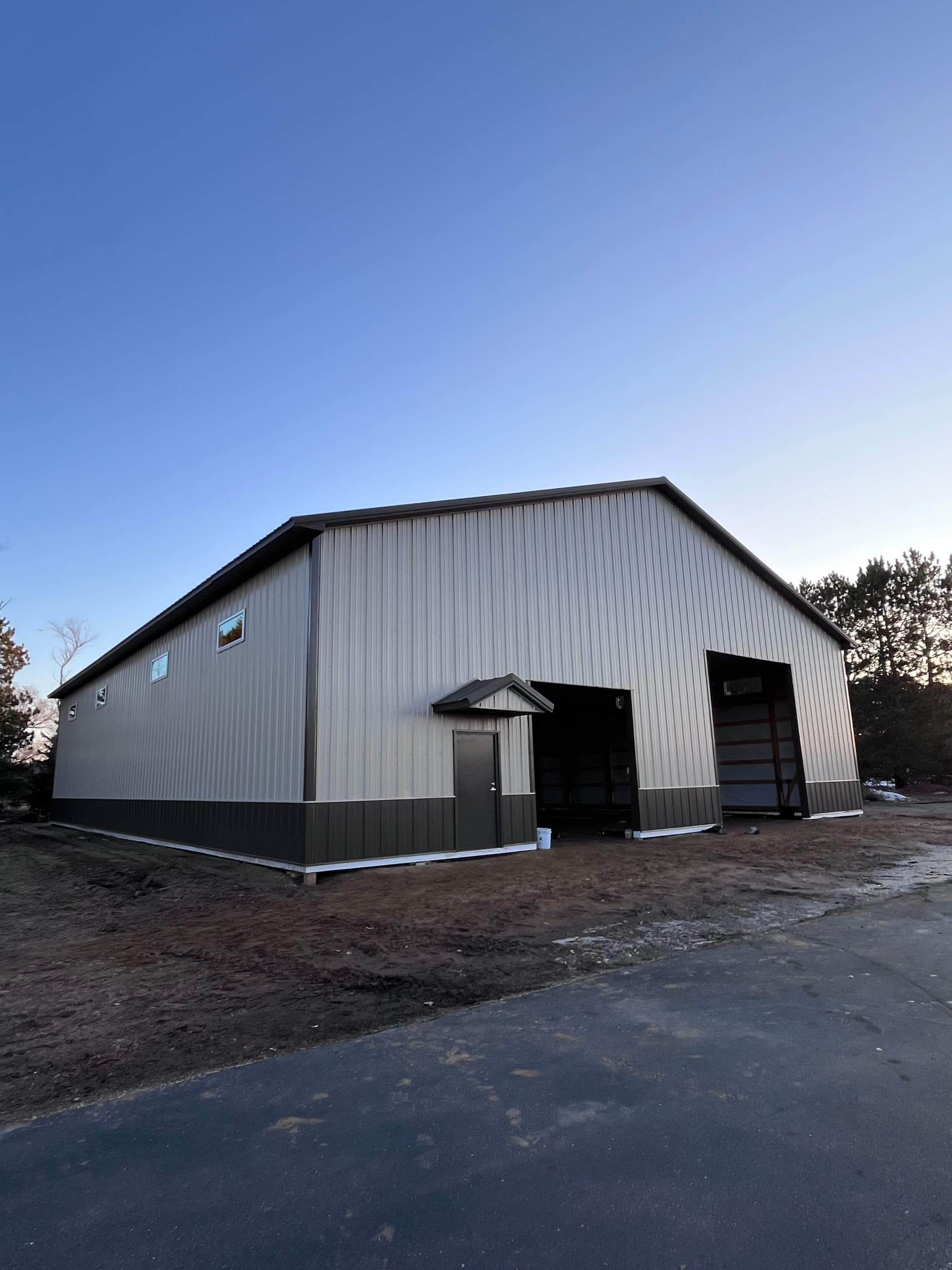 Gallery photos for Post Frame Building Taking Shape: Image #1