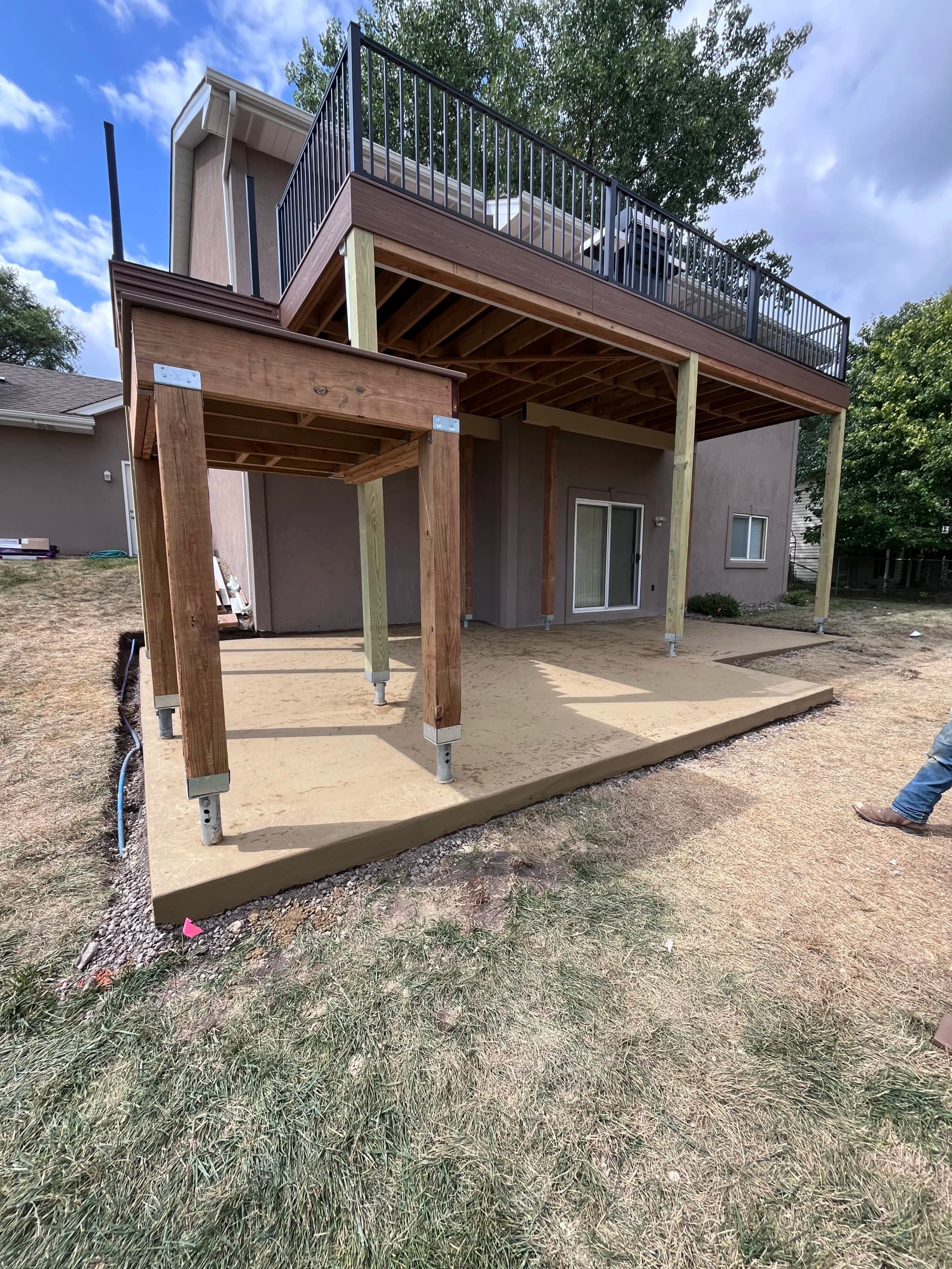 Gallery photos for Concrete Patios That Make Your Deck Actually Work Harder: Image #6