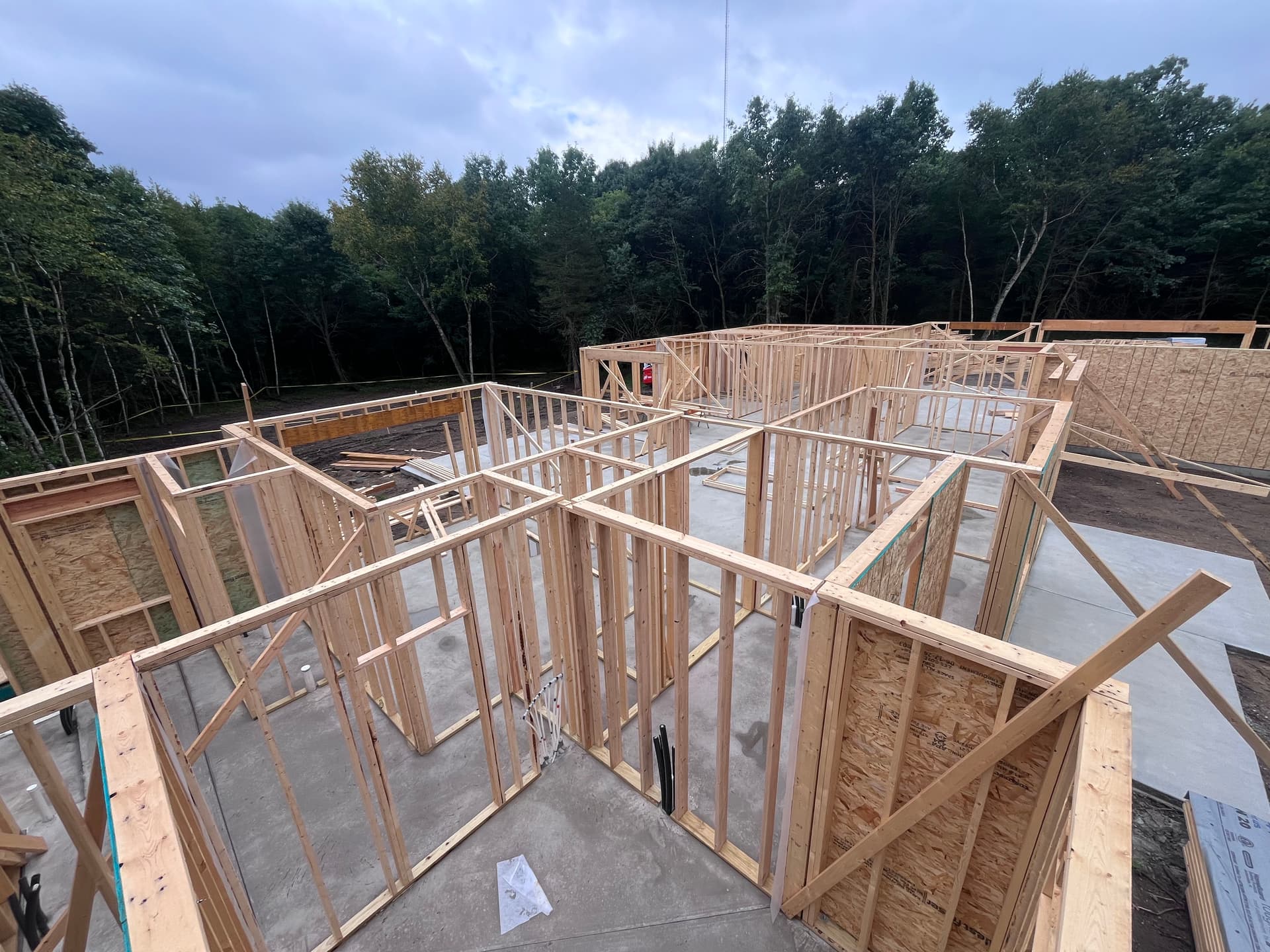 Gallery photos for House Framing Takes Shape on a Fresh Foundation in Big Lake: Image #1