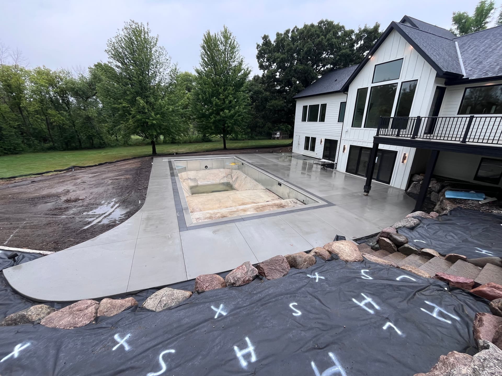 Pool Deck, Trench Drains, and Front Apron Done Right in Wayzata image