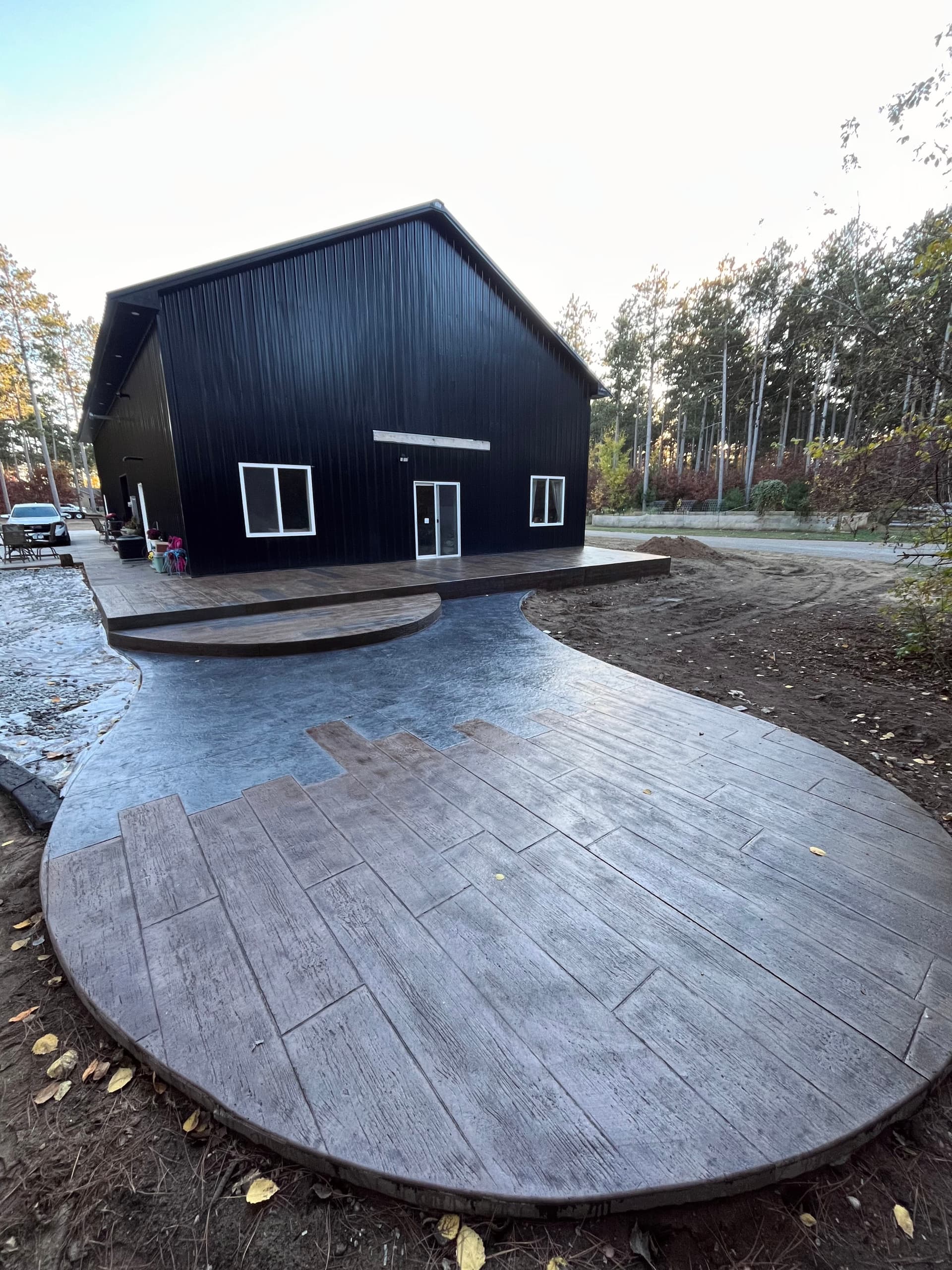 Gallery photos for Barndominium Build with Stamped Concrete in Cambridge Minnesota: Image #2